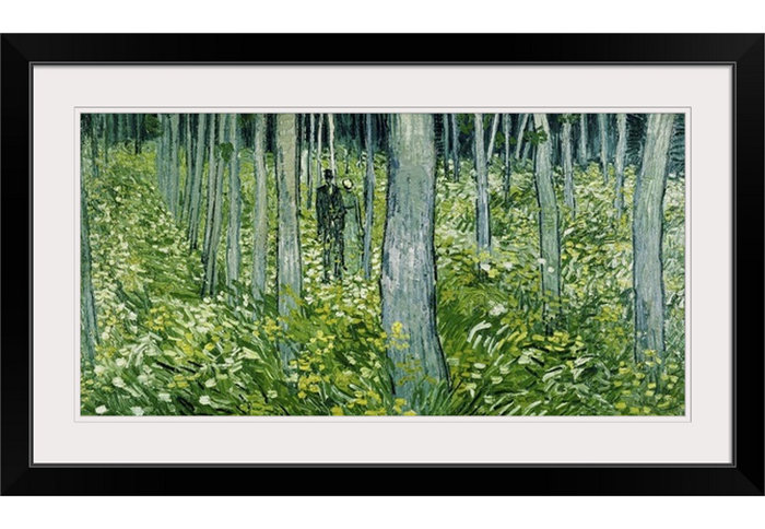 vincent van gogh undergrowth with two figures